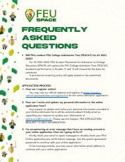 feucat dates|Admissions Procedure for College Freshmen .